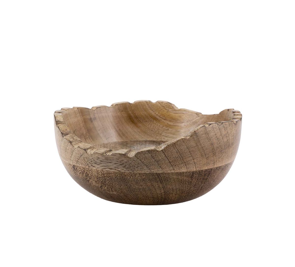 Antique bowl with cut edge, F-design