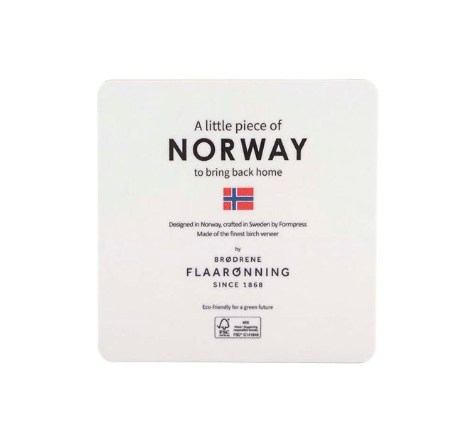 Hovedbilde Glassbrikke i bjørklaminat, Fjords, retro