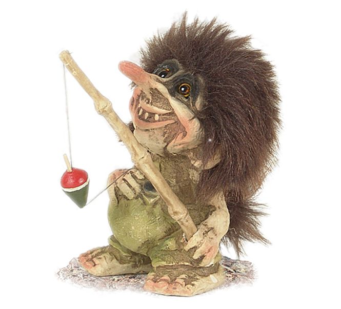 Hovedbilde Troll, fisker, liten (Troll nr. 069)
