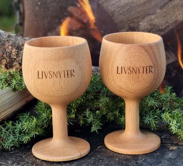 Main Image Wineglass of wood, Livstnyter
