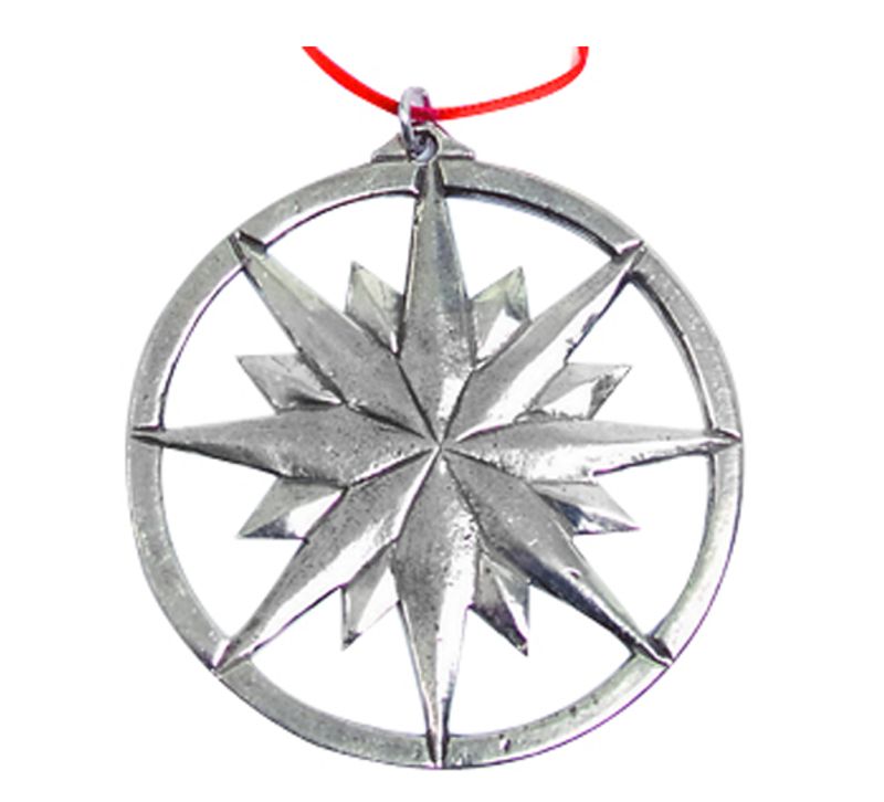 Ornament, Christmas star Tinn-Per