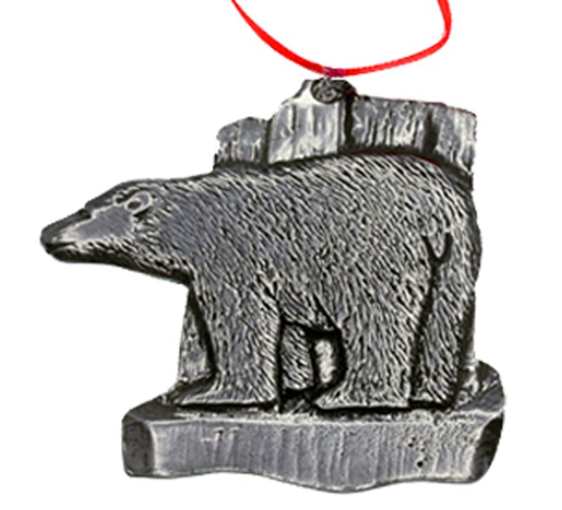 Ornament, Polar Bear Tinn-Per