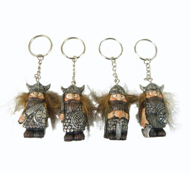 Main Image Keyring, vikings, *set of 4*