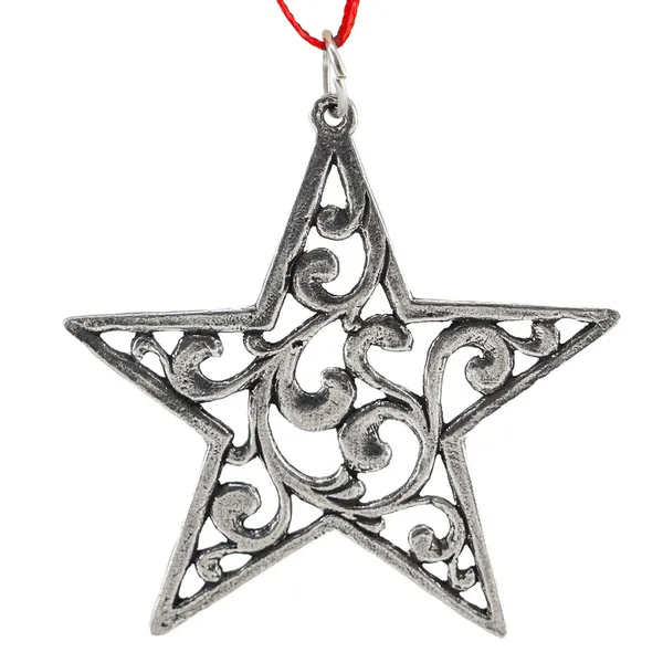 Main Image Ornament, Rosemaling Star Tinn-Per