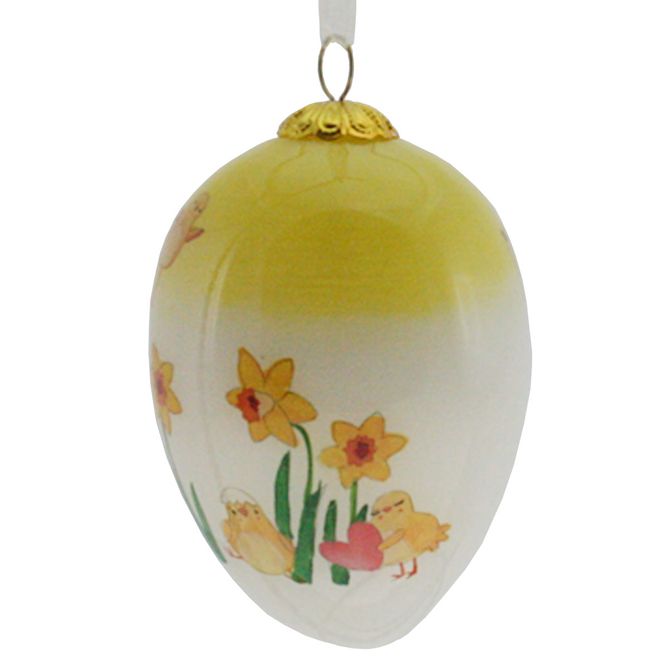 Main Image Easter egg, hand-painted, Easter chickens and ...