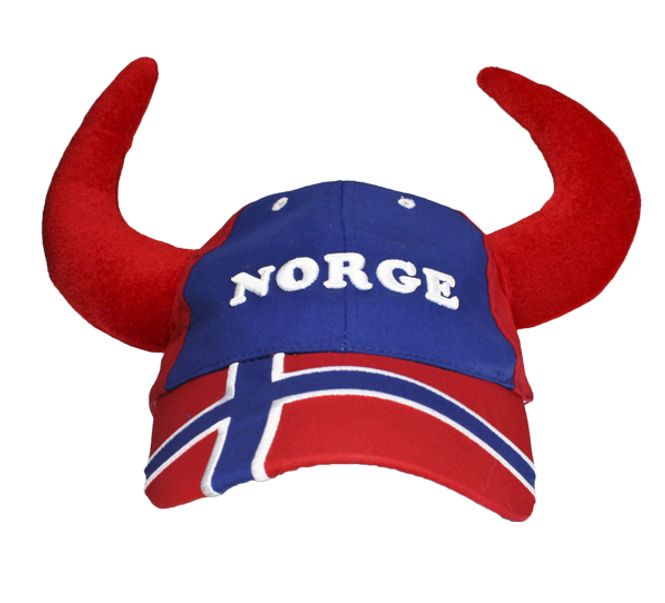 Main Image Caps with horn, Norge, red/blue/white