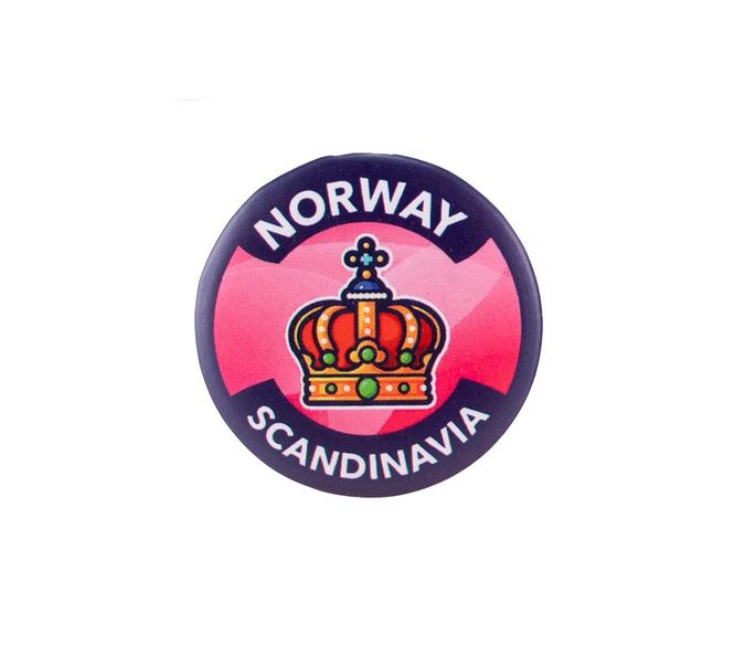 Hovedbilde Button magnet, Crown, 32mm