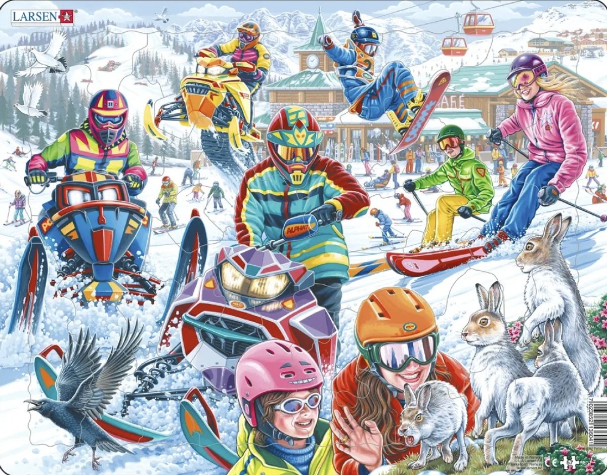 Puslespill, Harer, raske snøscootere