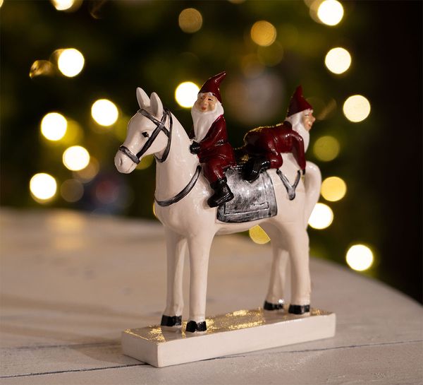 Main Image Two santas on a horse, Harvesttime