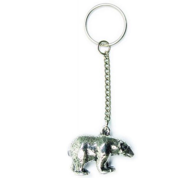 Main Image Key Chain, Polar Bear Tinn-Per