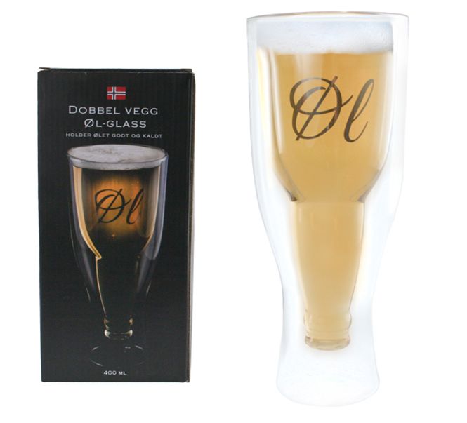 Main Image Ølglass dobbeltglass 