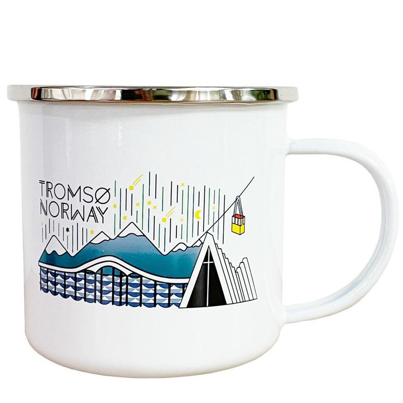 Enamel mug, Tromsø