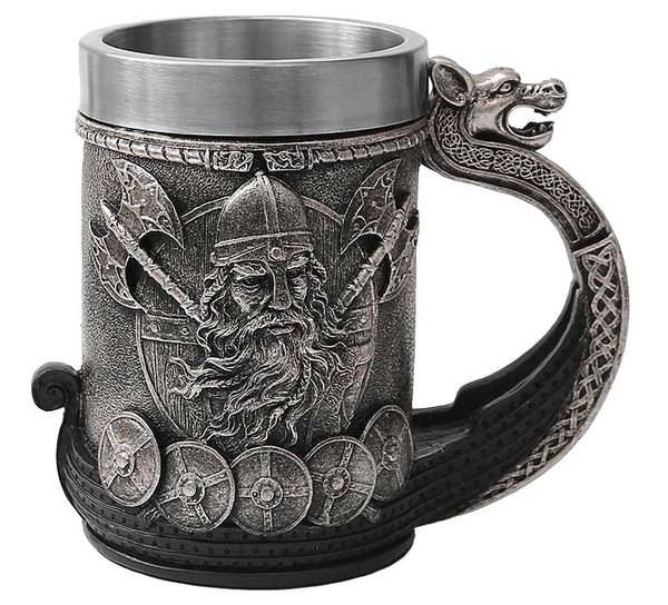 Main Image Viking mug, Viking with axes