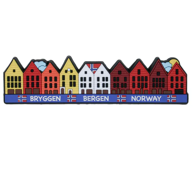 Main Image Magnet, PVC, Bergen, Bryggen