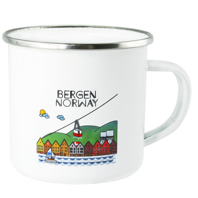 Main Image Enamel mug, Bergen 