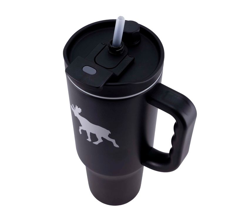 Tumbler, Elg, sort