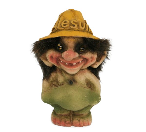 Main Image Troll, small boy with hat, Ålesund (Troll # 217)