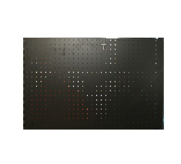 Main Image Hole plate for panel wall/L-Stem, black