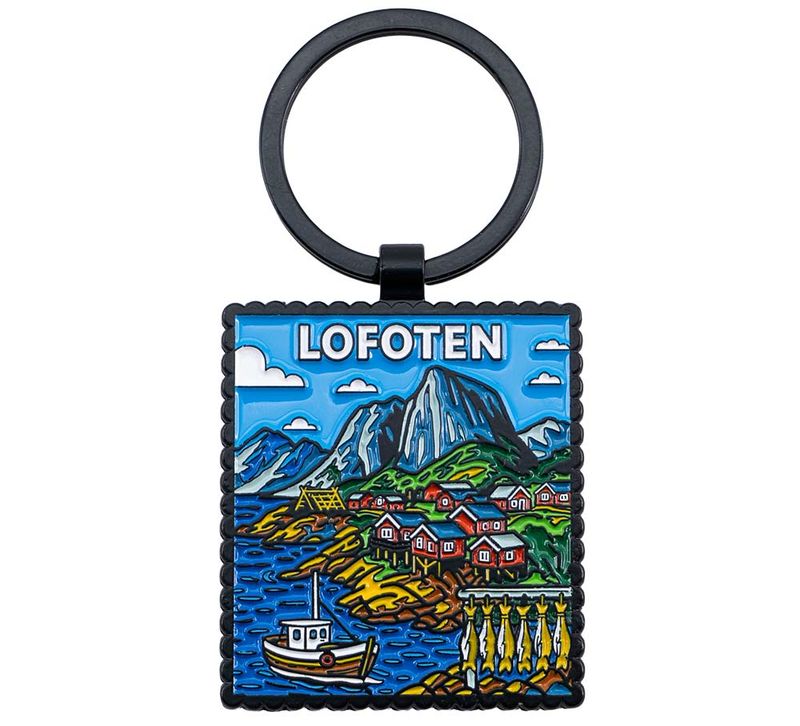 Nøkkelring, Lofoten, sort ramme