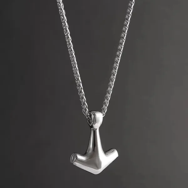 Hovedbilde Vikingsmykke, Thorshammer, blank