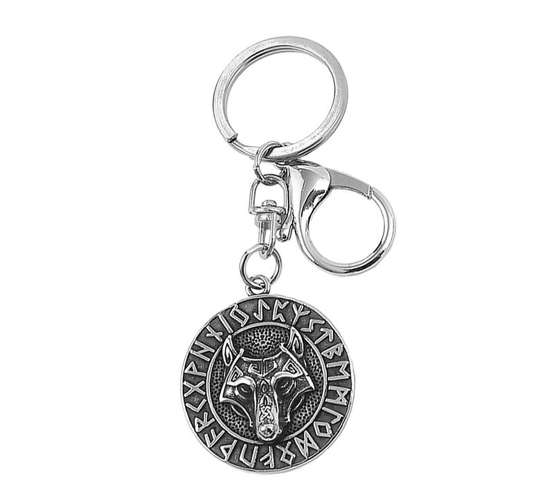 Viking nøkkelring, Fenrisulven og runer