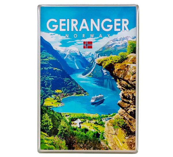 Main Image Magnet, Geiranger, retro
