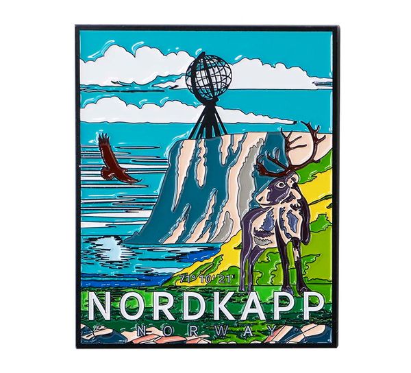 Main Image Magnet, Nordkapp, retro, metal