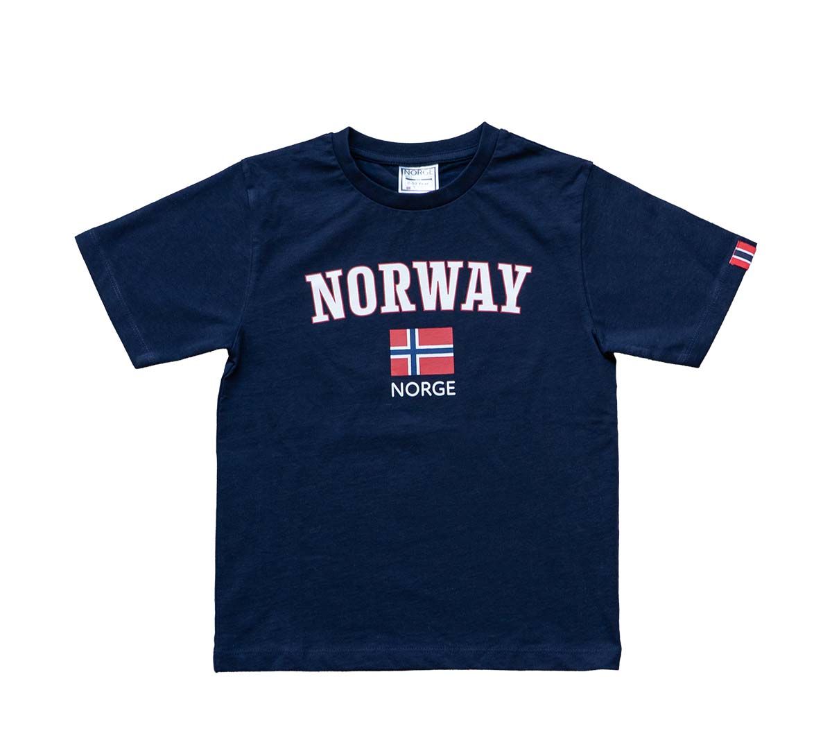 Barne-t-skjorte, Norway, blå