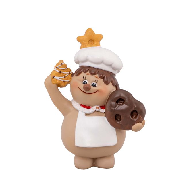 Hovedbilde Pepperkakefigur med kringle, liten