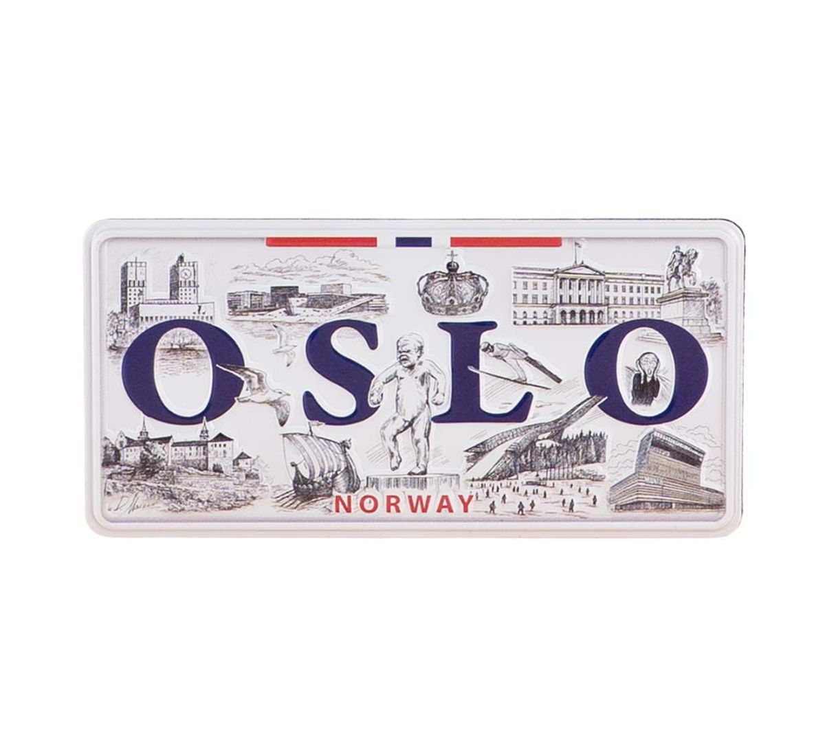 Magnet, stedsskilt, Oslo