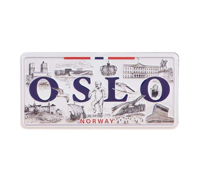 Hovedbilde Magnet, stedsskilt, Oslo
