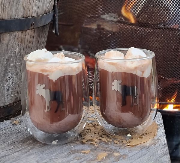 Main Image Silver Moose double wall glass