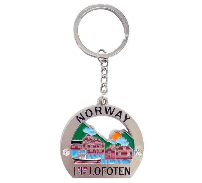 Main Image Key ring, I love Lofoten