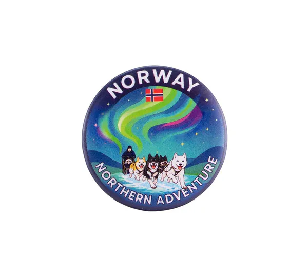 Hovedbilde Buttonmagnet, Hundeslede, 32mm