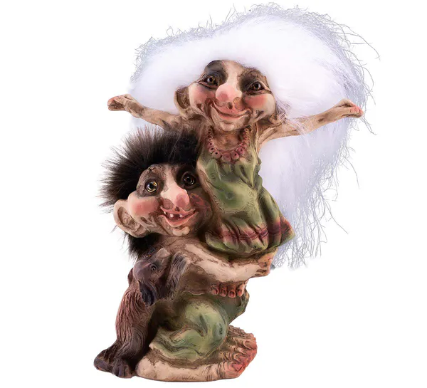 Main Image Troll couple with dog, Limited edition 2026 ...