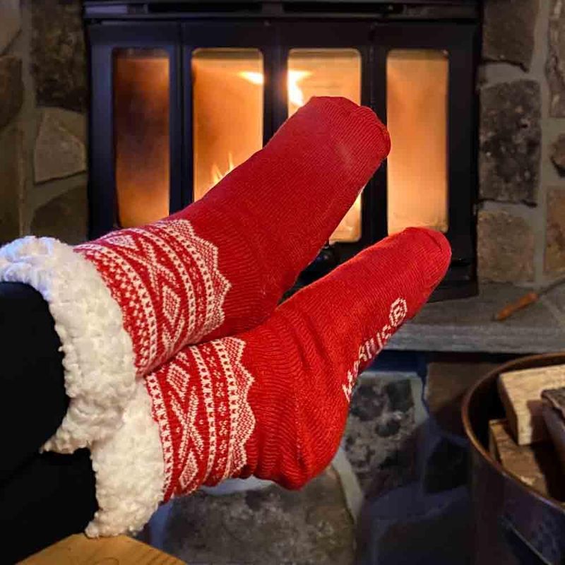 Snuggle sock, MARIUS® pattern, red/white