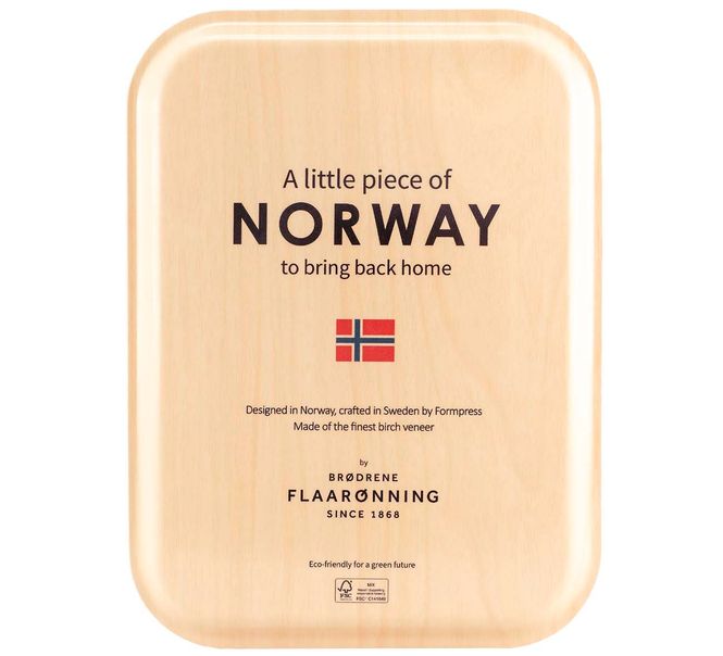 Hovedbilde Brett i bjørklaminat, Fjords, retro