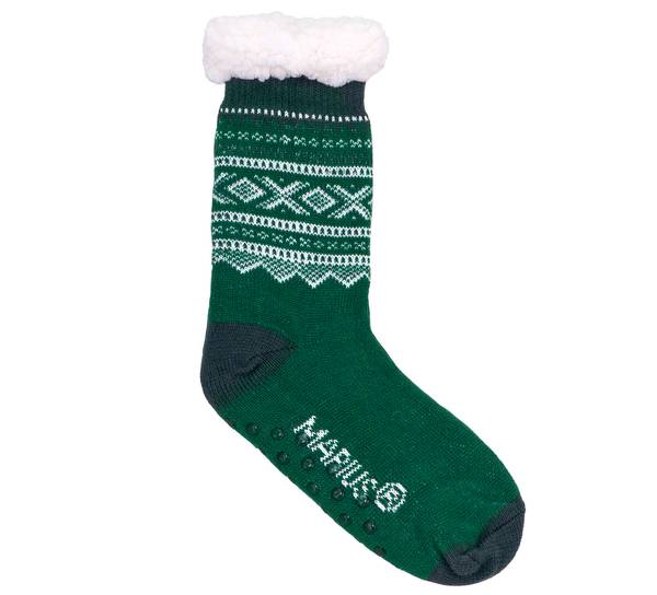Main Image Snuggle socks, MARIUS® pattern, green/white/grey