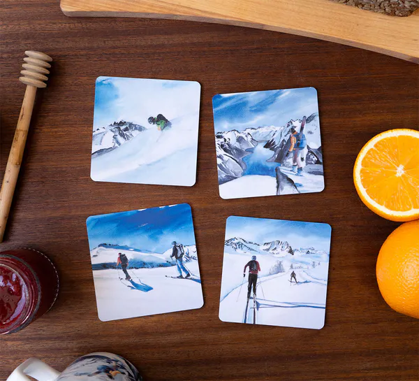 Hovedbilde Glassbrikke i bjørkelaminat, Oppover, Fjellet ...