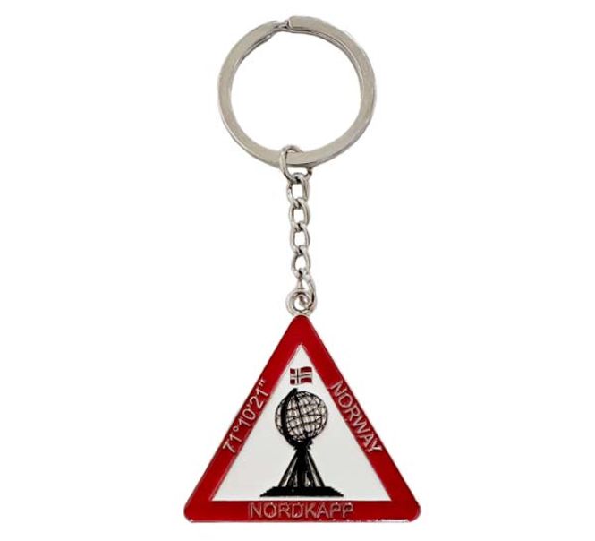 Main Image Keychain, sign with North Cape globe