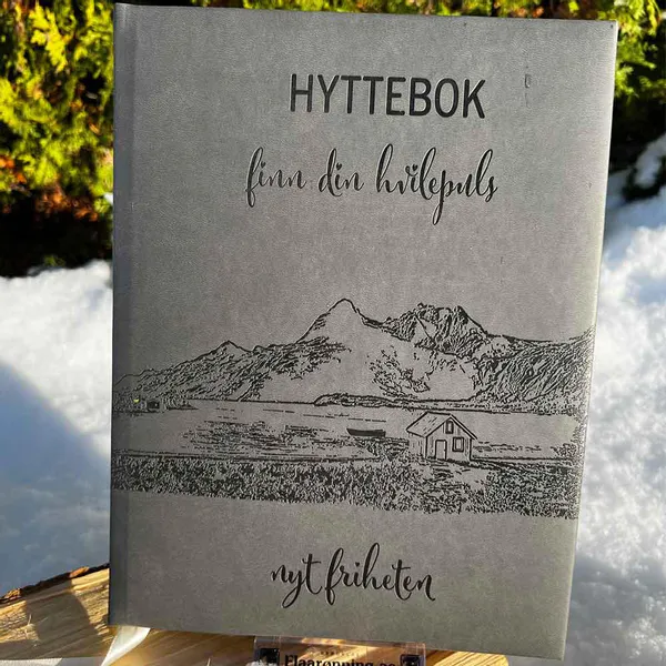 Hovedbilde Hyttebok, grå