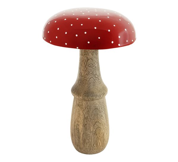 Main Image Antique wooden mushroom, F-design 