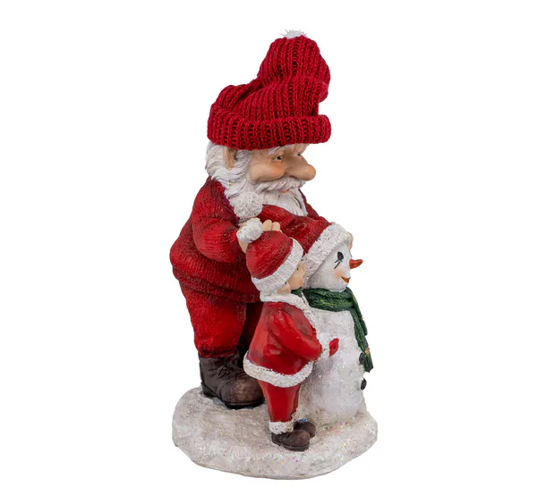Main Image Santa, kid and snowman