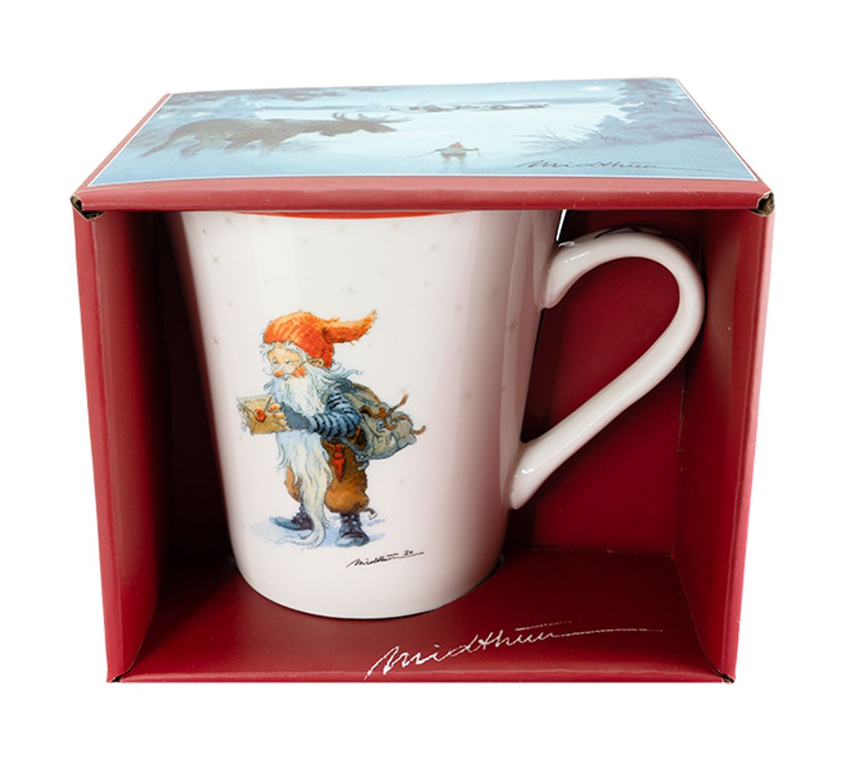 Mug, Santa with Christmas mail 'Midthun' no. 14