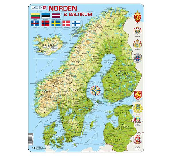 Hovedbilde Puslespill Norden og Baltikum