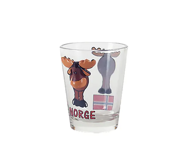 Hovedbilde Snapsglass med polyelg, Norge